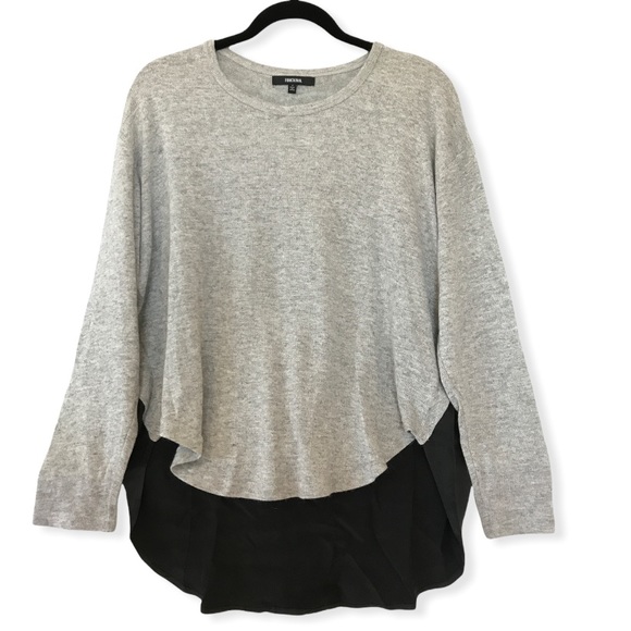 FUNKTIONAL Black Gray Dual Media Hi Lo Top - Picture 2 of 11